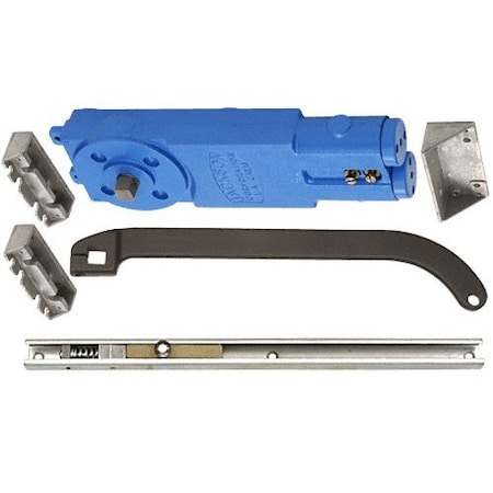 Jackson Dark Bronze Adjustable Spring Power Multi Size 90DegHold Open Overhead Concealed Closer W/ 'U' Offs 21201U31320